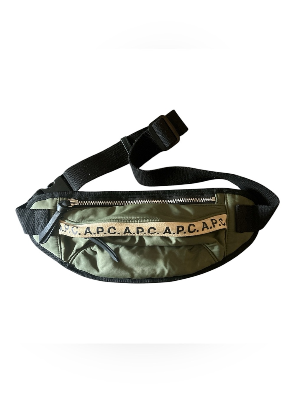 A.P.C. Olive Green Men's Waist Bag